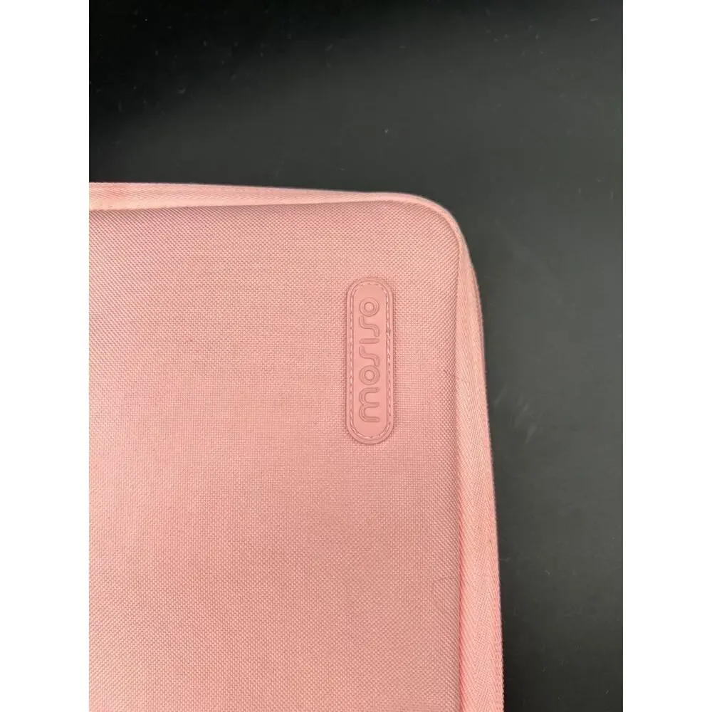 Mosiso Laptop Sleeve Case w/ Handle MacBook Air 13 Pink With Wireless Pink Mouse